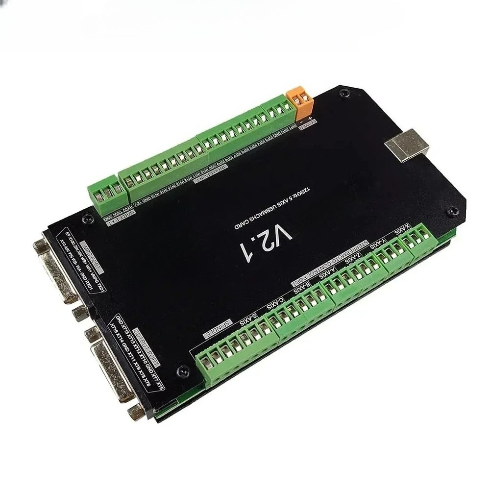 5 Axis Cnc Breakout Board Interface Mach3 - Controlador CNC NVCM V2.1 de 3/4/5/6