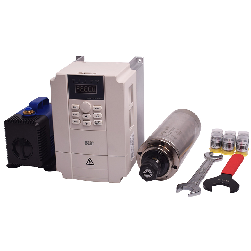 Husillo GDZ de alta velocidad  - 2.2Kw Water Cooled Spindle Kit Vfd reseña y precio
