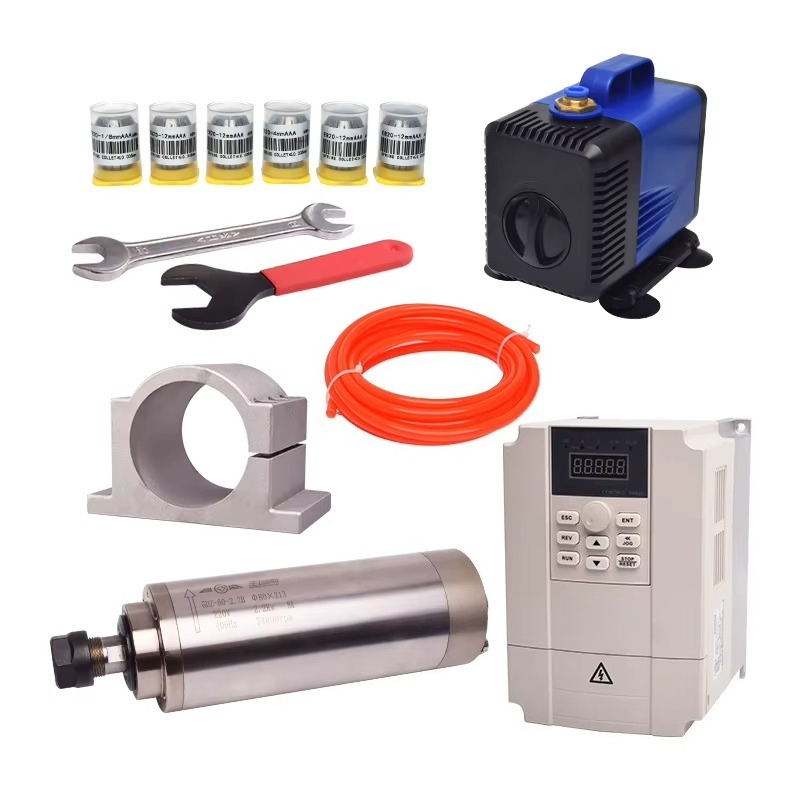 Kit de motor de husillo refrig - 2.2Kw Water Cooled Spindle Kit Vfd reseña y precio