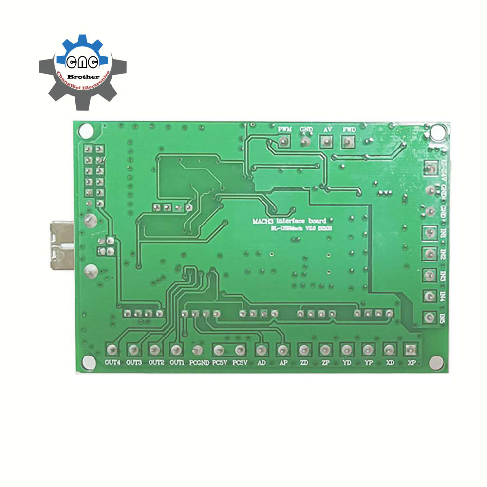 Tarjeta de Interfaz Mach3 CNC  - 5 Axis Cnc Breakout Board Interface Mach3 reseña y precio